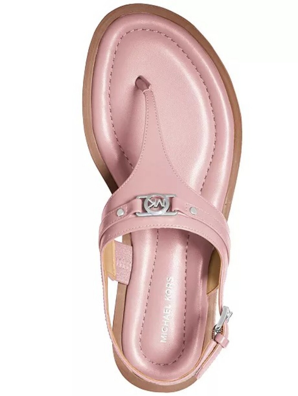 Michael Kors Pink Leather Toe-Ring Sandal